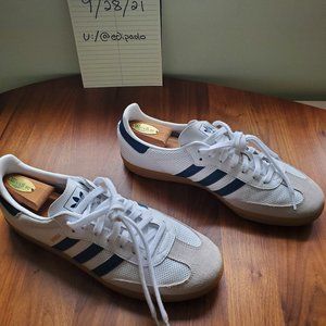 Adidas Originals Samba OG Men's Shoes White/Blue | New without Box | US11/UK10.5